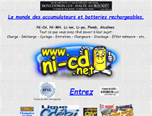 Tablet Screenshot of ni-cd.net